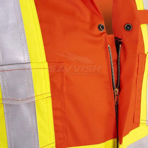 Vêtements de travail Combinaison de sécurité personnalisée Haute visibilité Nylon Polyester Combinaison de sécurité Fabriquée au Pakistan - Product Image 3