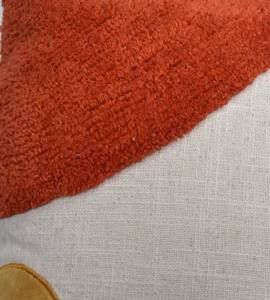 Housse de coussin élégante et écologique géométrique brodée en 100% coton avec de superbes coutures pour la décoration de la maison et de l'hôtel - Product Image 3