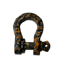 Accessoires automobiles 4x4 CNC usinage forgeage galvanisé remorquage fendu manille D anneau manille crochet de remorquage