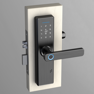 Serrure de porte intelligente avec poignée à empreintes digitales, mot de passe numérique électronique, étanche, carte RFID, Smartsteps - Product Image 3