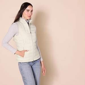 Vente directe d'usine Meilleures ventes Veste d'hiver décontractée pour homme Vêtement d'extérieur de haute qualité Respirant Fermeture éclair personnalisée Col en V Gilet matelassé 100% - Product Image 6