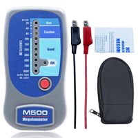 Testeur d'isolation M500 MEGOHMMETER, compatible avec le mégohmmètre électronique SupcoM500, testeur multimètre