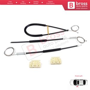 Juego de reparación de regulador de ventanilla eléctrica BWR818 delantero izquierdo para C4 Picasso MK1 UD Grand UA 2006-2013 MPV 9221CV Bross Auto Parts - Product Image 5