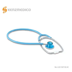 ISO sertifikalı No.120 çift kafa tıbbi stetoskop YAMASU (KENZMEDICO) 9 renkler japonya üreticisi