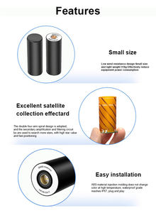 <span class=keywords><strong>Antenne</strong></span> hélicoïdale <span class=keywords><strong>omnidirectionnelle</strong></span> compacte Megsine de haute précision <span class=keywords><strong>12V</strong></span> IP67 étanche GPS Gnss Galileo RTK SMA mâle - Product Image 3