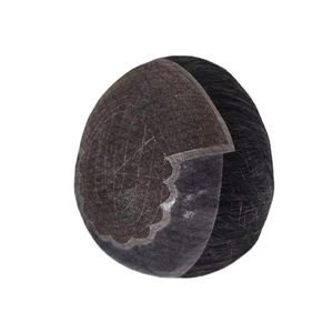 Perruque en cheveux humains Remy Taz Hair BD THB 2025 pour homme, texture ondulée, densité 150%, dentelle frontale, texture droite, cheveux chinois - Product Image 4