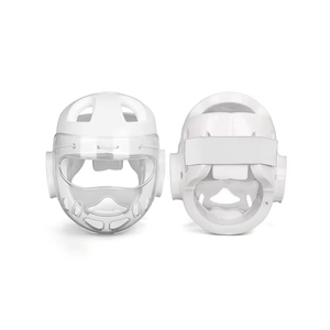 Advanced Shock Taekwondo Head Guard <b>Padded</b> Head Guard Featuring Adjustable Chin Strap For Karate Taekwondo Boxing Head Guard - Product Image 5