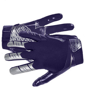 Gants de football américain de qualité supérieure confortables en cuir léger de taille personnalisée meilleurs gants de conception en gros - Product Image 4