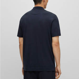 Venta caliente de alta calidad suave ligero transpirable Material diseño personalizado hombres Casual para Polo camisa de talla grande - Product Image 3