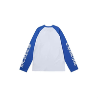 T-shirt pour homme de haute qualité personnalisé, manches longues, col rond, manches raglan, 100% coton, respirant, séchage rapide, coupe décontractée, personnalisable