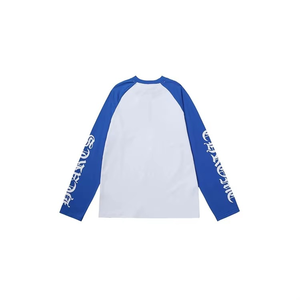 Camiseta Personalizada de Alta Calidad para Hombre, Manga Larga, Cuello Redondo, Manga Raglán, 100% Algodón, Transpirable, de Secado Rápido, Corte Regular Informal - Product Image 6