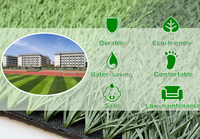 50SD-200 Hochdichter Langlebiger Kunststoff 40mm/60mm Fußballrasen Fußballplatz Outdoor Synthetischer Teppich 10 Jahre Lebensdauer