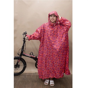Factory Direct Raincoat <b>Nylon</b> <b>Fabric</b> OEM Lightweight Reusable Multi Color Cycling And Motorcycling Raincoats from Vietnam - Product Image 1