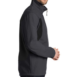 Veste d'hiver à capuche imperméable et respirante à fermeture éclair pour hommes de taille plus en gros OEM personnalisable haute qualité rempli de duvet - Product Image 2