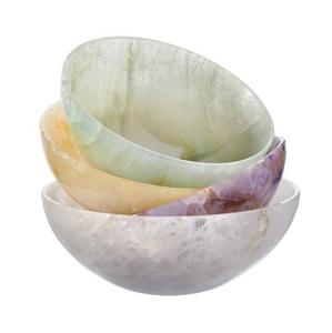 Bol de service de luxe en résine finition brillante artisanale design élégant idéal pour centre de table de fruits ou décoration de table moderne - Product Image 6