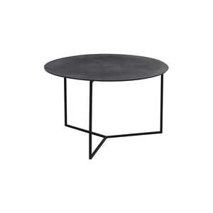 Meubles de chambre à coucher européens modernes Table basse en métal Cuivre Finition antique Ensemble de 2 pièces Plateau rond pour l'intérieur - Product Image 3