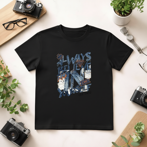 T-Shirt Unisex 210GSM 100% Cotone, Maglietta Casual Oversize con Stampa Serigrafica Personalizzata di Rose, Taglia 2XL, Caratteristiche Termiche, Stampa DTG - Product Image 3