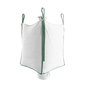 Sacs Jumbo en PP tissé de 1 tonne, 1000 kg, grand format, avec conception à 2 panneaux, bec supérieur et inférieur, sacs Jumbo de 1 tonne, 1,5 tonne et 2 tonnes, sacs FIBC Jumbo - Product Image 1