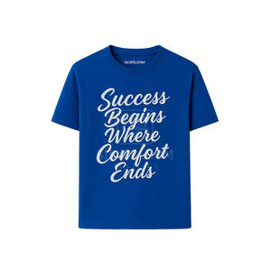 T-shirt à col rond imprimé sur mesure T-shirt décontracté en mélange de 100% coton et polyester T-shirt à coupe ample à la mode pour hommes - Product Image 4