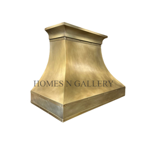 Top Selling Customized Handmade Design <b>Wall</b> Mount Brass Farmhouse Kitchen <b>Wall</b> Mounted Range Hood for Kitchen Hood Chimney - Product Image 2