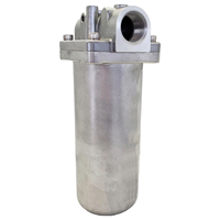 Nouveau filtre à huile hydraulique industriel JUNWAVE, filtration des particules de 100 microns, boîtier en aluminium à maille métallique, entrée 3/4" 1", garantie 1 an