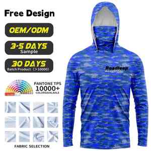 Sudadera con capucha de pesca de rendimiento UPF 50 para hombre, gran oferta 2025, sudadera transpirable de manga larga con refrigeración de camuflaje - Product Image 1