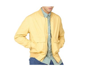 เสื้อแจ็คเก็ตบอมเบอร์ลำลองสำหรับผู้ชาย แฟชั่นฤดูใบไม้ร่วงฤดูหนาว ปักลาย คอตั้ง ไซส์ใหญ่ กันน้ำ ทำจากไนลอน - Product Image 4