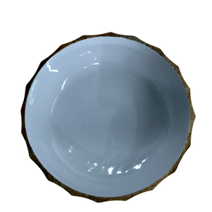 Bol de service à salade et à fruits en bois au design moderne, écologique et durable pour les fêtes et les événements - Product Image 2