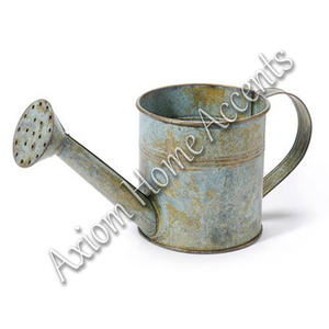 Regadera gris minimalista hecha a mano para plantas de interior y decoración por Axiom Home Accents - Product Image 5