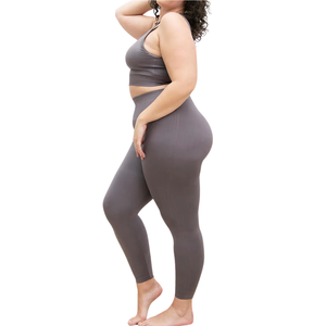 Conjunto de Yoga sin Costuras de Talla Grande con Tela Elástica de Cintura Alta, Ajuste Suave, Ropa Deportiva de Soporte para Entrenamiento en el Gimnasio para Mujer - Product Image 3