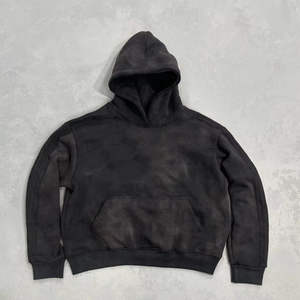 Ensemble survêtement surdimensionné pour homme personnalisé OEM, streetwear, sweat-shirt à capuche rayé délavé au soleil et pantalon de jogging - Product Image 5