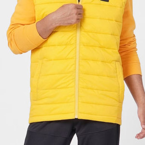 Gilet matelassé d'extérieur en toile pour homme, chaud et personnalisé, le plus vendu, 100 % polyester de haute qualité, sans manches, avec fermeture éclair et col montant - Product Image 6