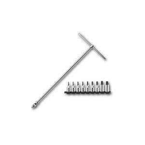 Clé USAG avec poignée en T et embout carré articulé, 9 douilles mâles TORX - Product Image 1