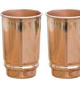 Ensemble de 2 verres pour taille personnalisée Meilleur poli avec martelé à vendre Verre en cuivre élégant pour cadeau à boire - Product Image 4