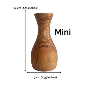 Handmade Eco-Friendly Bamboo Wooden Vase Modern Art Design for Home Decor & Wedding Gift Global Exports - Product Image 3