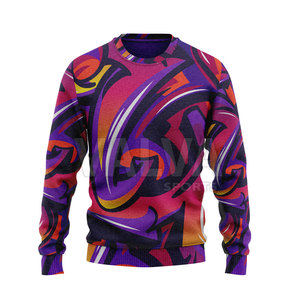 Sudaderas de lana de mezcla de algodón para hombre de alta calidad, jersey de sublimación sólida, ropa de invierno de precio razonable fabricada - Product Image 1