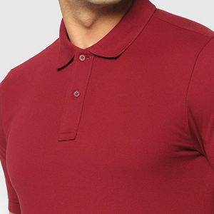 100% Cotton Men's for <b>Polo</b> T-<b>Shirt</b> OEM/ODM Summer Casual Solid <b>Black</b> Jersey Custom Printed Logo Breathable Loose Fit Plus Size - Product Image 5