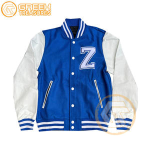 Personnalisé de haute qualité Zeta Phi Beta Varsity Jacket respirant polaire brodé crête lettres sororité vêtements coton tissu - Product Image 6