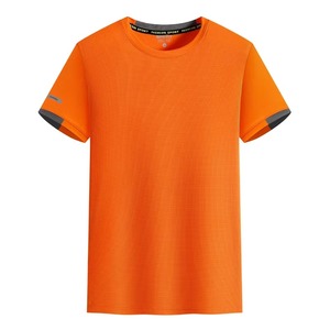 Camiseta deportiva de secado rápido con logotipo personalizado para hombre y mujer, 100% algodón, seda helada, manga corta, uniforme de equipo, bordado de diseño Cultural - Product Image 4