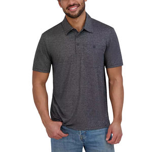 High quality short sleeves <b>men's</b> polo <b>shirt</b> 100% cotton custom DTF printed logo <b>with</b> <b>pocket</b> loose fit polo t-<b>shirt</b> for <b>men</b> - Product Image 2