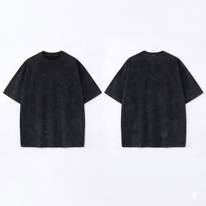 Camisetas de Manga Corta de Algodón con Hombros Caídos, Estilo Vintage de Verano, Lavado Ácido, Fabricación OEM, Servicios de Producción en Fábrica, Venta al Por Mayor a Precio Económico - Product Image 4