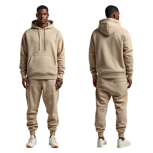 Conjunto Deportivo Premium de Alta Calidad en Oferta, Sudadera con Capucha y Pantalones Jogger de Felpa de Algodón, Fabricante OEM Personalizado - Product Image 2