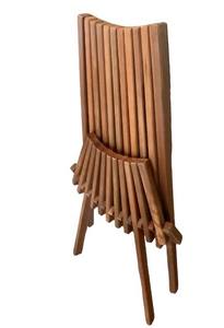 PRIX BON MARCHÉ Chaise en acacia de haute qualité Chaise d'extérieur pliable en bois Chaise bâton en bois fabriquée au Vietnam FOURNISSEUR OR - Product Image 3