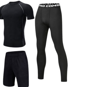 Haute qualité mode vêtements actifs séchage rapide Spandex Polyester tissu hauts ensemble grande taille col à capuche motif solide - Product Image 6