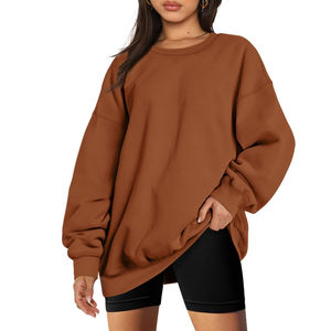 Sudadera para Mujer 2025, la Más Vendida, de Algodón, Lisa, Talla Grande, Sudadera Holgada Personalizable - Product Image 1