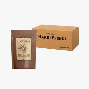 กาแฟฮัคกี เอเฟนดี อาราบิก้า 100% กาแฟตุรกี 250 กรัม คั่วระดับกลาง รสชาติแท้แบบดั้งเดิม กลิ่นหอมเข้มข้น คุณภาพส่งออก - Product Image 1