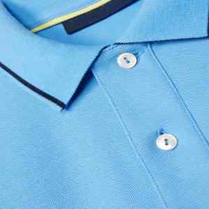 Logotipo personalizado 100% algodón liso Golf de alta calidad de manga corta para Polo tejido de punto patrón sólido hecho en Pakistán - Product Image 3