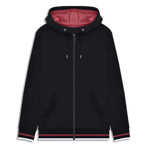 Personalizado Casual liso bordado 100% algodón moda sudaderas con capucha nueva cremallera precio de fábrica Venta caliente sólido para invierno logotipo personalizado - Product Image 3