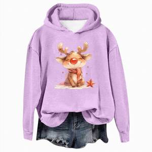 Unisex Winter <b>Christmas</b> Zipper Pullover <b>Hoodie</b> for Men Women Party Celebration - Product Image 6