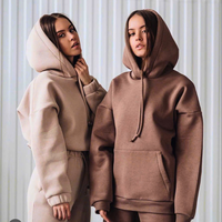 Sudadera con Capucha de Felpa Tejida Personalizada para Mujer, Bordado 3D, Estilo Dulce, Ecológica, Transpirable, Poliéster/Algodón, Ropa Urbana OEM